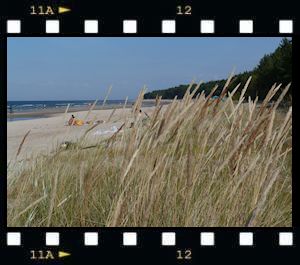 Lettland 2015 - shore at the Riga-Bay